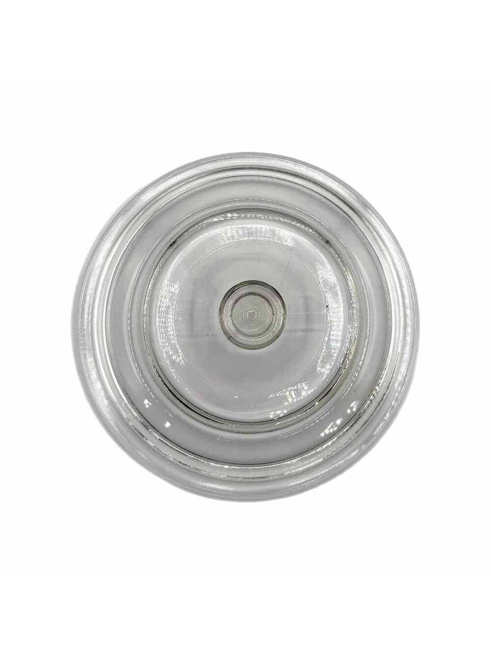 Vintage Round Clear Glass Mexico 8.25” Replacement Lid
